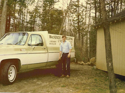 Owners of MacKenzie Landscaping of Winslow, Maine