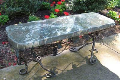 granite benches central maine